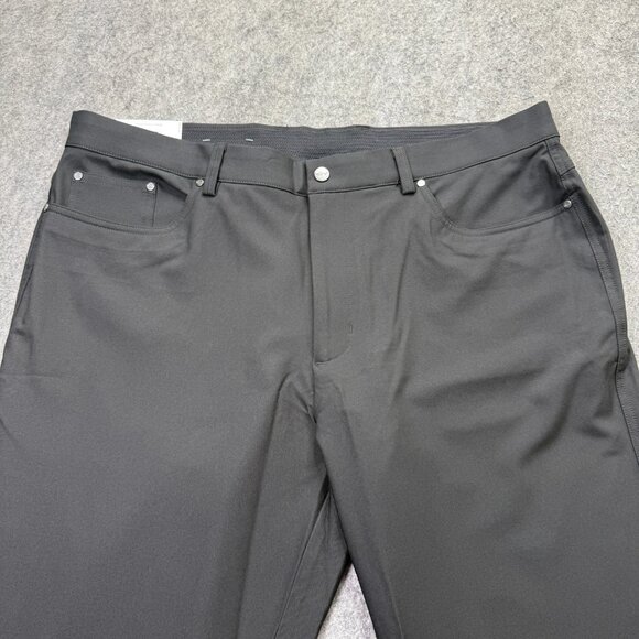 Greg Norman Golf Pants Men 38 x 30 Black Performance Straight Leg - Picture 3 of 16